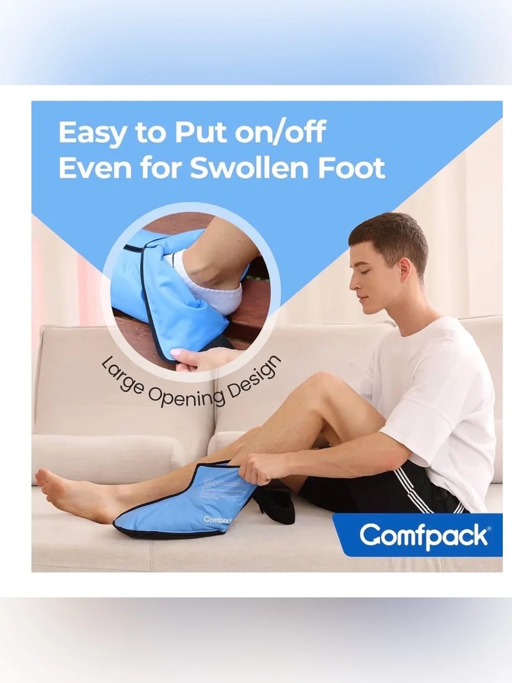 Hot & Cold Therapeutic Foot Ice Pack - Large